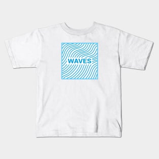 Waves by Minimal DM design Kids T-Shirt